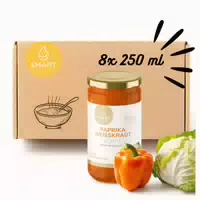 Fastensuppe Paprika Weißkraut 8x250ml, Natürlich, Vegan 250 Ml