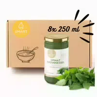 Fastensuppe Spinat Brennnessel 8x250ml, Natürlich, Vegan 250 Ml