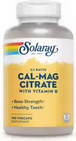 Solaray Cal Mag Citrat D3