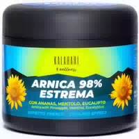 Kalahari Arnika 98% Gel, Extra Stark Kühlendes Gel Intensive Wirkung für Massagen Muskeln & Gelenken
