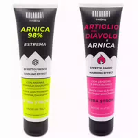 Kalahari Warm Kalt Set, Arnica 98% Gel Teufelskralle, vor und nach dem Training, Extra Stark