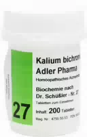Kalium Bichromicum D12 Adler Pharma Nr 27, Tablette 400 st Tabletten