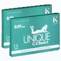 «unique C 2 Smart» 6 Latexfreie Kondome Vor Erektion Nutzbar 6 Kondome 6 St