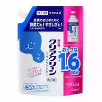 Kao Clear Clean Mouthwash Refill 770ml Soft Mint Flavor