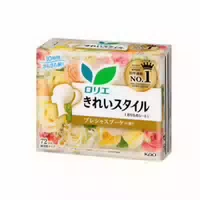Kao Laurier Kirei Style Panty Liner 72pcs Fresh Floral Scent