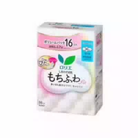 Kao Laurier Shiawase Sokuhada Mochi Fuwa Fit Special Daytime Use With Wings 30cm 16pcs