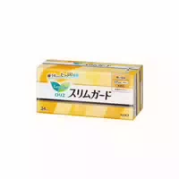 Kao Laurier Slim Guard Light Daily Use No Wings 17cm 34pcs Fragrance Free