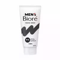 Kao Mens Biore Double Scrub Face Wash 130g