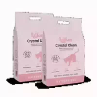 Crystal Clean 2x Smarte Katzenstreu 5,6 Kg