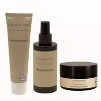Katrinaturals Gesichts Set Balance & Glow – Reinigung, Rosenwasser, Creme | Unreine & Trockene Haut
