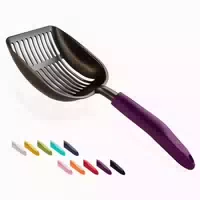 Katzenstreuschaufel Aluminium Siebschaufel Mittel #07 Violet 1 st
