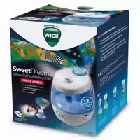 Wick Sweetdreams 2 in 1 Ultraschall Luftbefeuchter mit Lichtprojektion