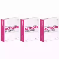 Actisorb Silberfrei 6,5 X 9,5 cm