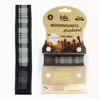 Mückenschutz Armband Karo Grau 1 St