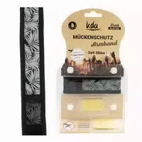 Mückenschutz Armband Blätter Grau 1 St