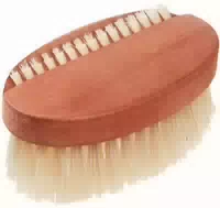 Keller Nagelbürste Birnbürste, Oval, Nagelreihe