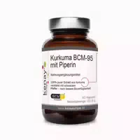Kurkuma Bcm 95mit Piperin 60 Kapseln|kenay 60 st