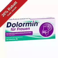 Dolormin für Frauen bei Menstruationsbeschwerden mit Naproxen