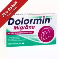 Dolormin Migräne 400 mg Ibuprofen bei Migränekopfschmerzen