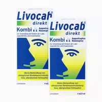 Livocab Direkt Kombi Augentropfen & Nasenspray Doppelpack 2x1 P