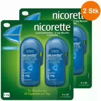 Nicorette Lutschtablette Freshmint 2 mg Nikotin zur Raucherentwöhnung 160 st Lutschtabletten