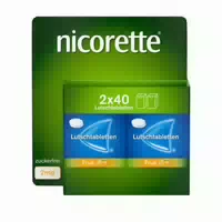Nicorette Fruit Zuckerfrei 2 mg 80 st Lutschtabletten