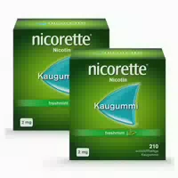 Nicorette Kaug Freshmint 2 Mg Doppelpack 2x210 St