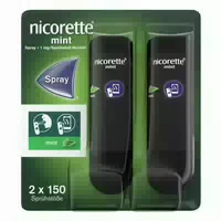 Nicorette Fruit & Mint Spray mit Nikotin, Verbindung mit Tracking App Mögl