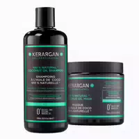Kerargan Feuchtigkeits Duo Shampoo & Haarmaske mit Kokosöl 1000 ml