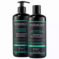 Kerargan Feuchtigkeitsspendendes Duo Shampoo & Spülung Mit Kokosöl