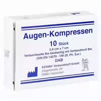 Augenkompressen 5,8x7 Cm Unsteril 10 St Kompressen