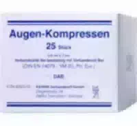 Augenkompressen 5,8x7 cm Unsteril 25 st Kompressen