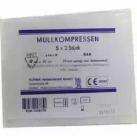Mullkompressen 10x10 cm Steril 12 Fach Bw