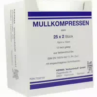 Mullkompressen 10x10 Cm Steril 12 Fach Bw