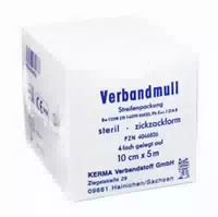Verbandmull 10 Cmx5 M 4fach Steril 1 St