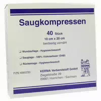 Saugkompressen Unsteril 10x20 Cm 40 St