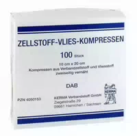 Zellstoff Vlies Kompressen 10x20 Cm Unsteril 100 St Kompressen