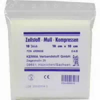 Zellstoff Mullkompressen 10c