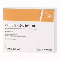 Ketotifen Stulln Ud 0,25mg ml Augentropfen 10x0 4 ml Einzeldosispipetten