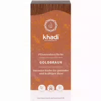 Khadi Natural Cosmetics Pflanzenhaarfarbe Goldbraun 100 G