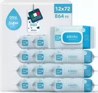 Kikido Baby Feuchttücher Wasser ohne Duftstoffe