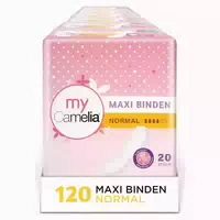 Camelia Maxi Binden Normal 20x6 120 Stück Damenbinden