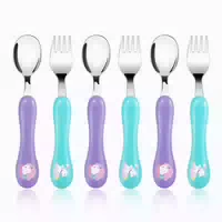 Edelstahl Kinderbesteck Set 6teilig mit 1 st