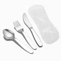 Kinderbesteck Set Gabel Löffel Messer Edelstahl 1 st