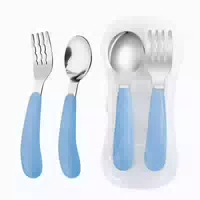 Kinderbesteck Set Gabel Loffel Edelstahl Reiseetui 1 st
