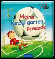 Meine Kindergarten Freunde Fußball Eintragbuch 20 X 21,5 cm