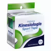Param Kinesiologie Sport Tape 5 cm X 5 m Grün