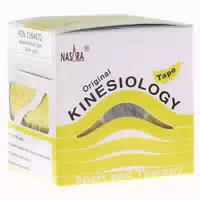 Nasara Kinesiotape 5 Cmx5 m Gelb 1 st