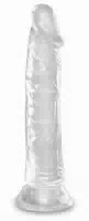 Naturdildo „8“ Cock With Balls“ Mit Saugfuß