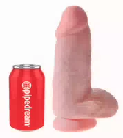 Naturdildo „chubby“, 22,9 Cm